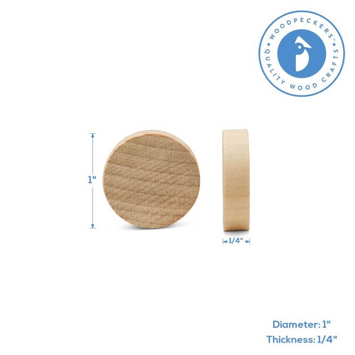 Woodpeckers Crafts - Wholesale Cutouts - Wood Circles