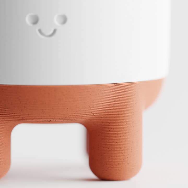 The Butler's Company - Wholesale Plant pot - Happy Smiley Face Planter with Drip Tray Solid Colors17