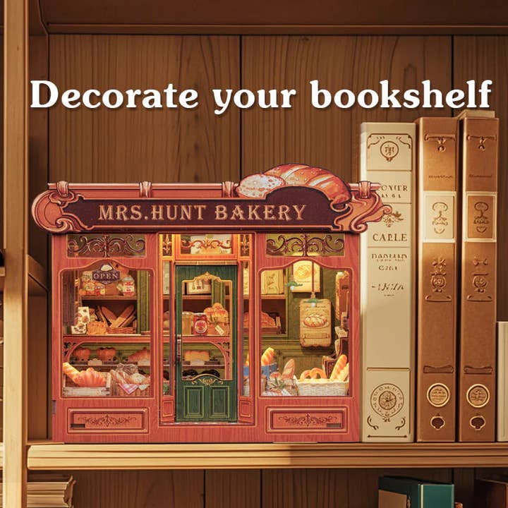 VCL CORP - Wholesale DIY Craft Kit - Mr Hunts Bakery - Book Nook CUTEBEE3