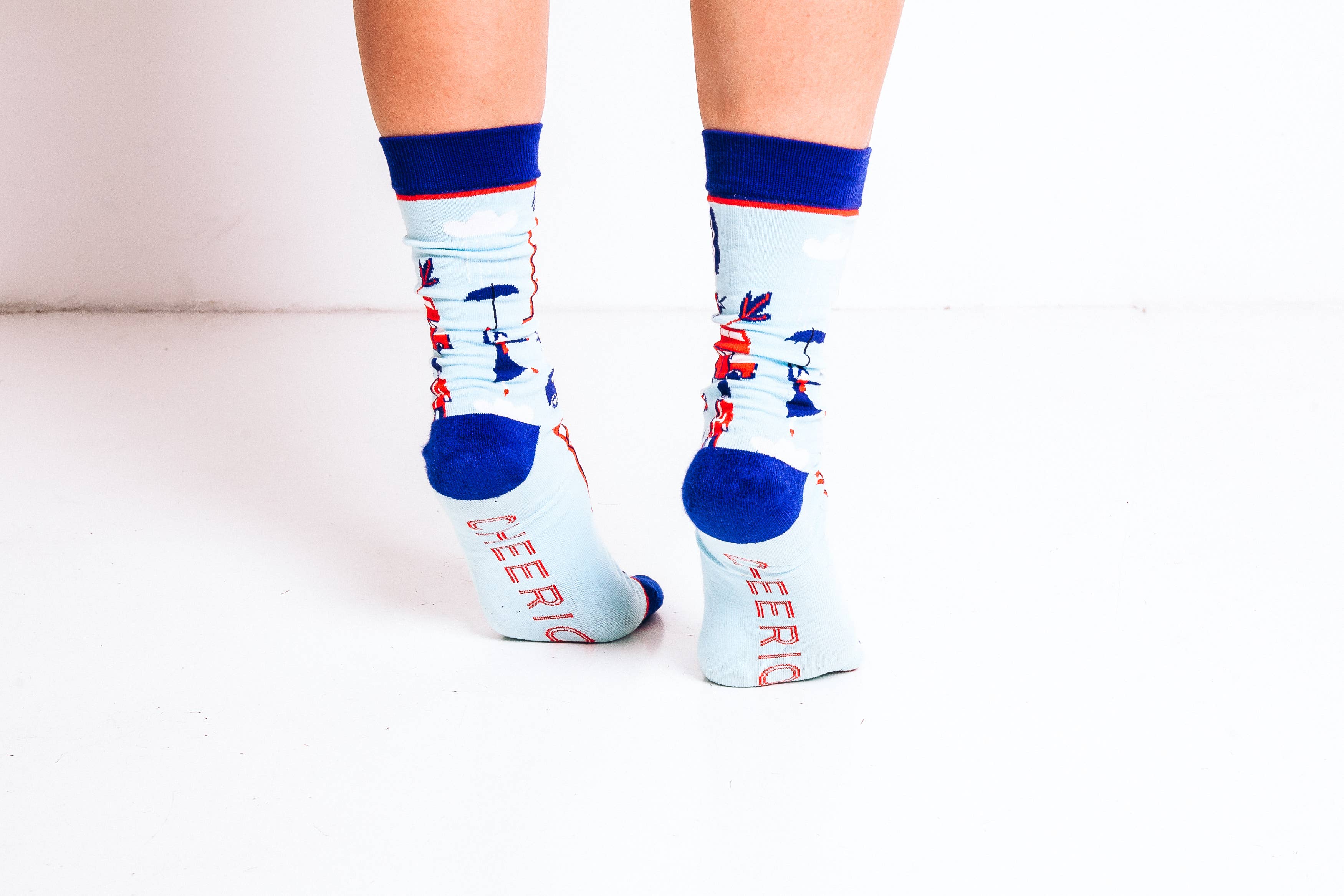 Woven Pear - Wholesale Socks - Unisex - Crew Socks, Cheerio (London)1