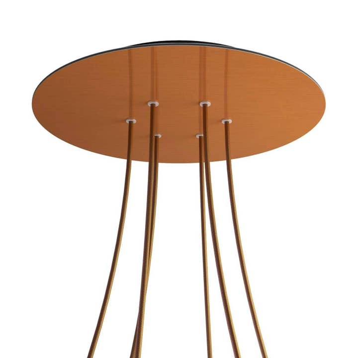 XXL roset Rose-One rund, diameter 400 mm med 6 huller og 4 huller for engroshandel hos LIGHTINUP S.R.L.