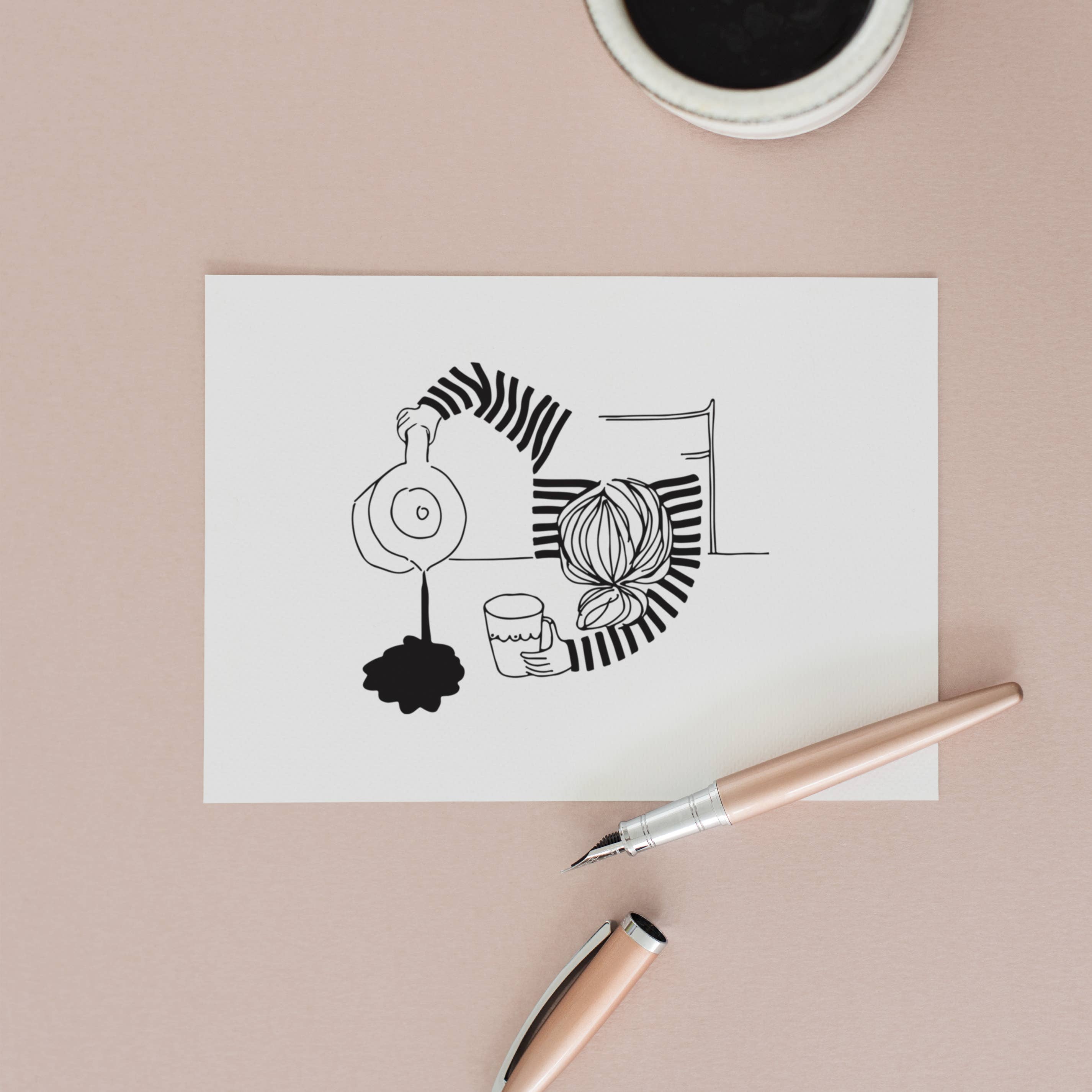 MY LOVELY THING - Wholesale Everyday Greeting Card - Card Difficult Mornings1