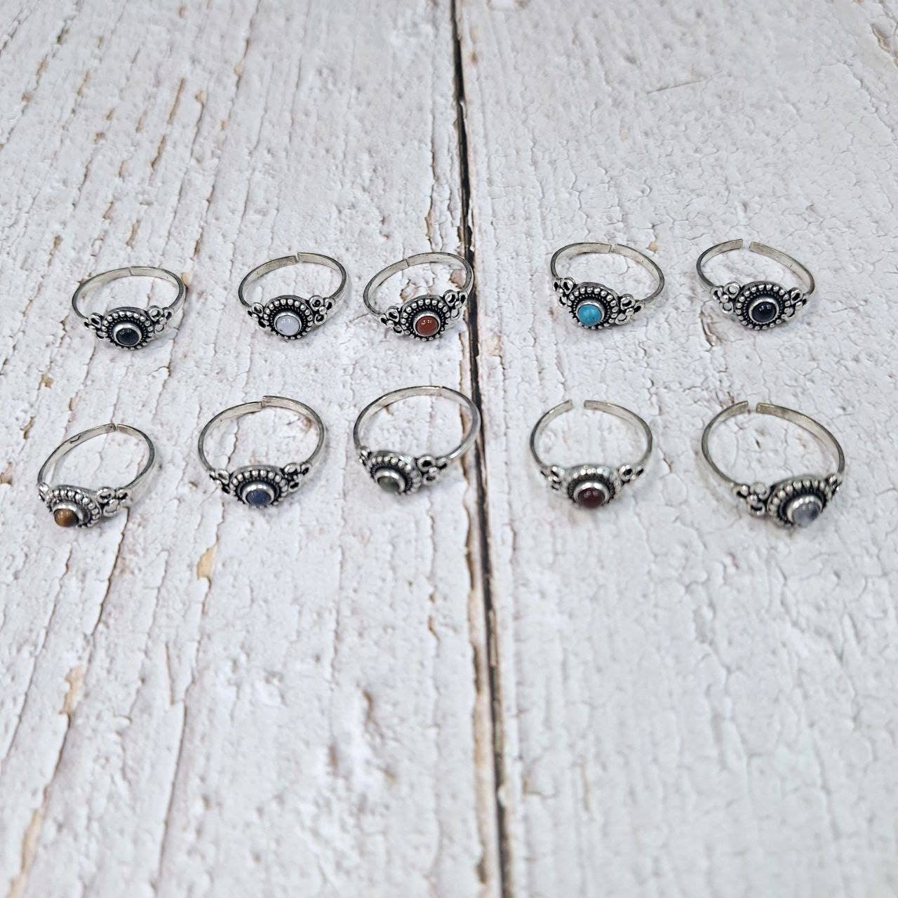 Hecho a mano - Wholesale Single Stone/Solitaire Ring - Assortment of rings17