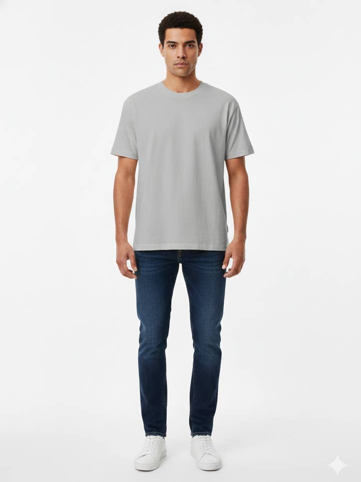 Premium Heavyweight Boxy Cotton Fit Tshirt for wholesale by TJ Clothing NY
