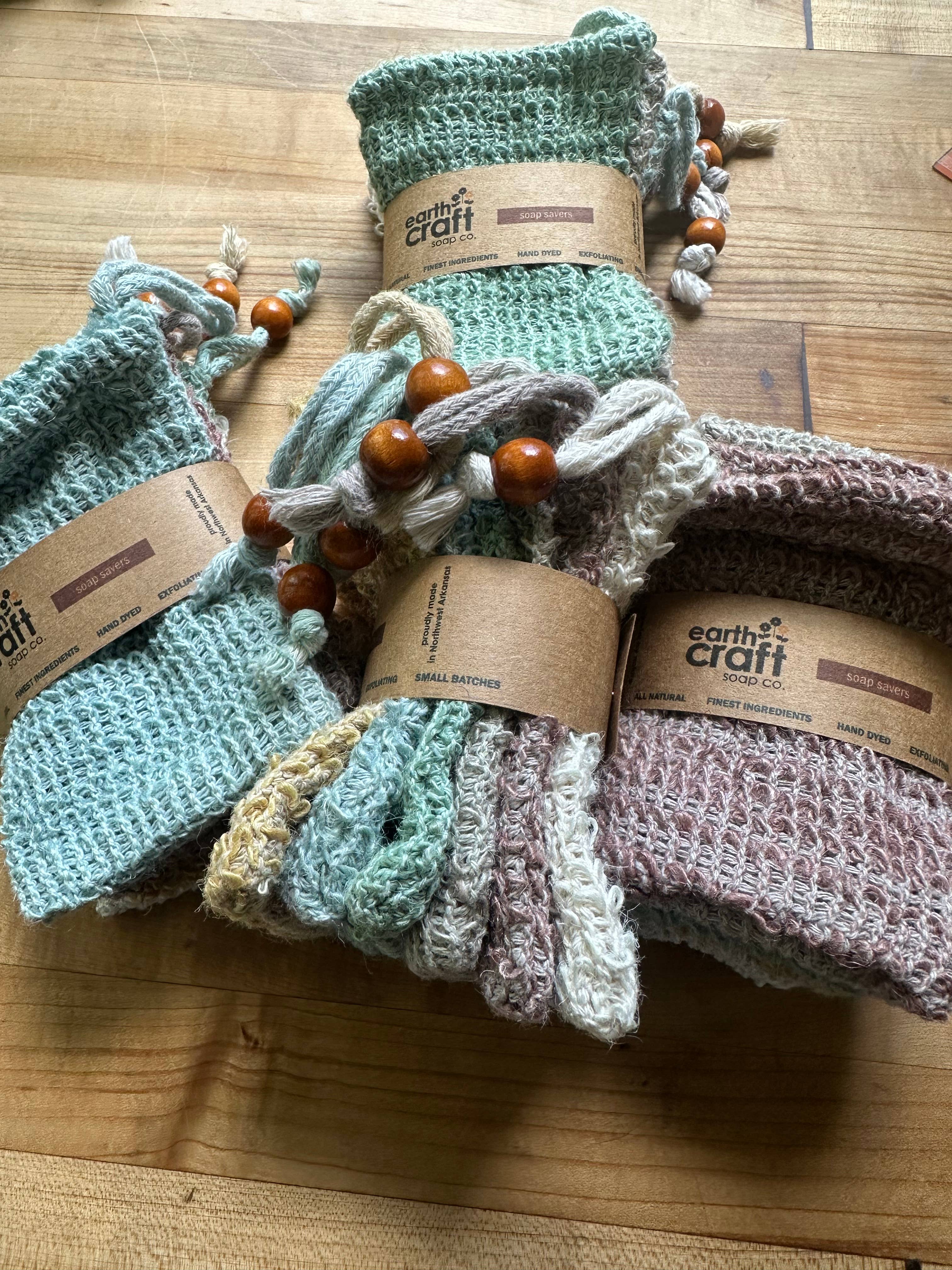 Earthcraft Soap Co - Wholesale Soap Pouch/Sack/Bag - Soap Saver Bags - Earthtone Set of 65