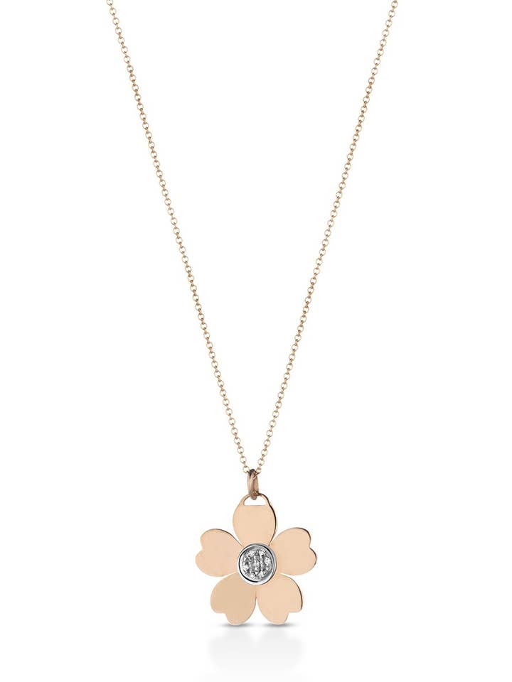 FLOWER PENDANT NECKLACE for wholesale by Melissa jewels