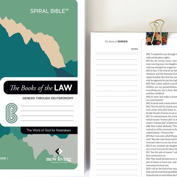 Spiral Bible - Vente Religion - Spiral Bible™ - NLT - Genèse - Deutéronome1