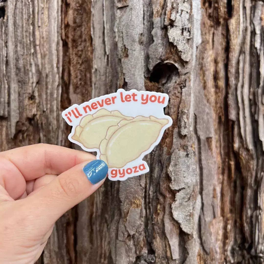 Stick With Finn - Wholesale Sticker - I'll Never Let You Gyoza Sticker1