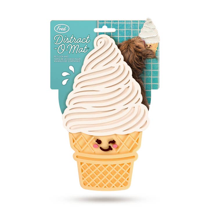 Distract-O-Mat - Lick Mat - Ice Cream for wholesale by Fred & Friends