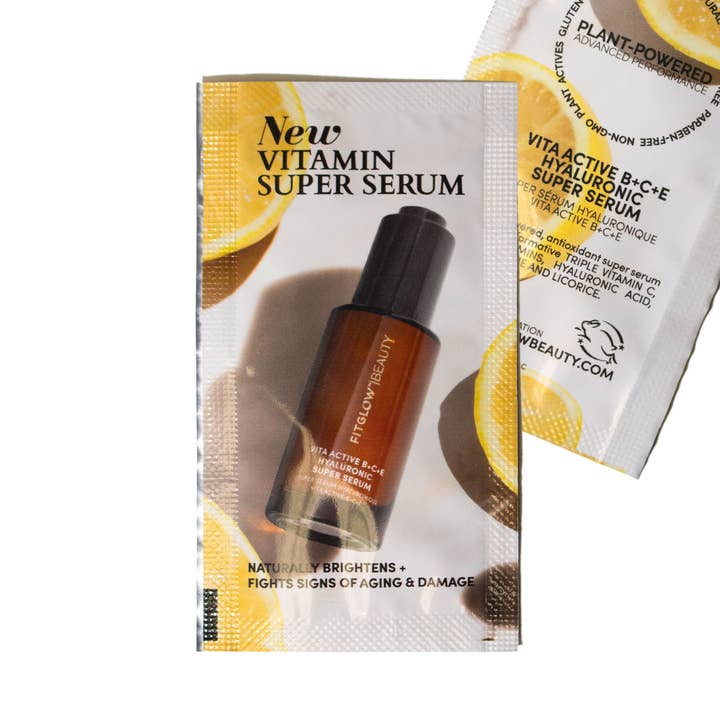 Fitglow Beauty - Wholesale Facial Moisturizer - Vita Active Serum Packette - Bundle of 25