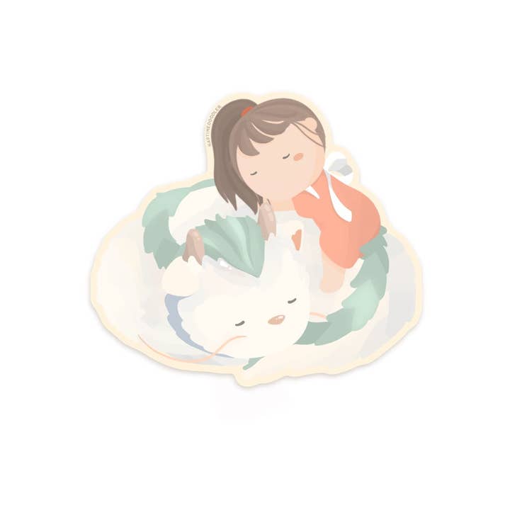 Naptime Doodler - Wholesale Sticker - Dragon Spirit Sticker