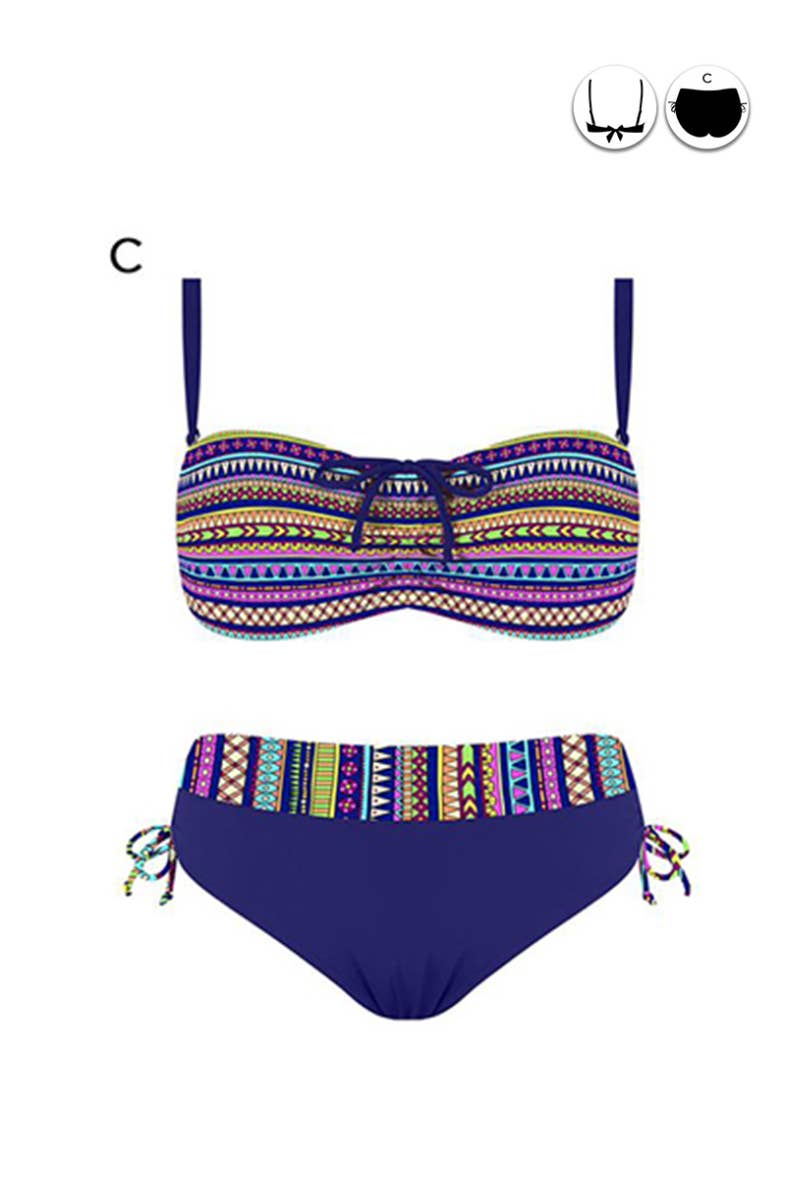 geassorteerd Aztec bikinibadpak in grote maten/B24017 voor groothandel op Faire5