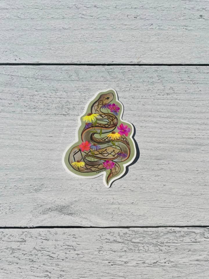 Blomster Snake Sticker for engroshandel hos A Quartzy Life