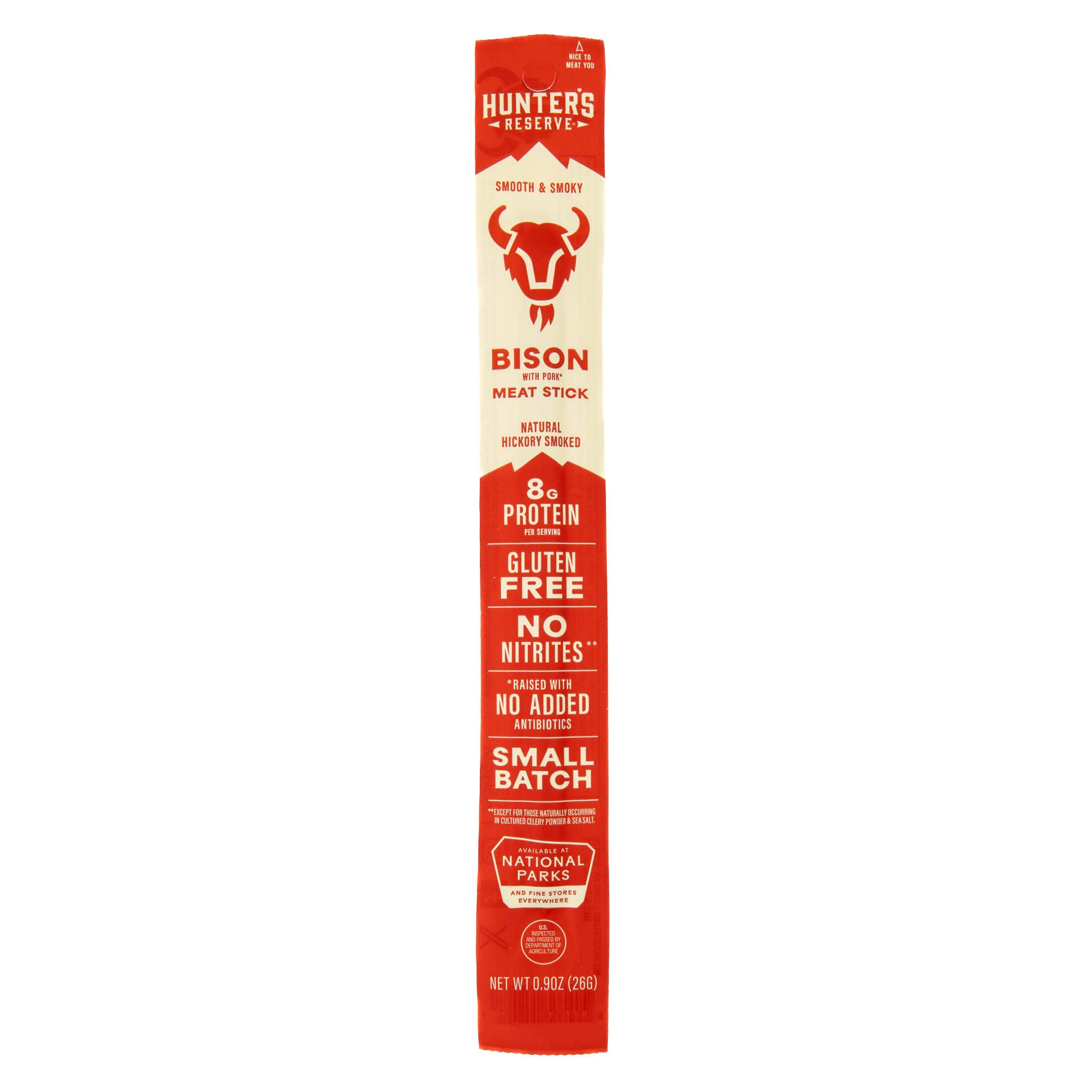 Hunter's Reserve - Wholesale Jerky - Bison Meat Sticks - 24 Pack1