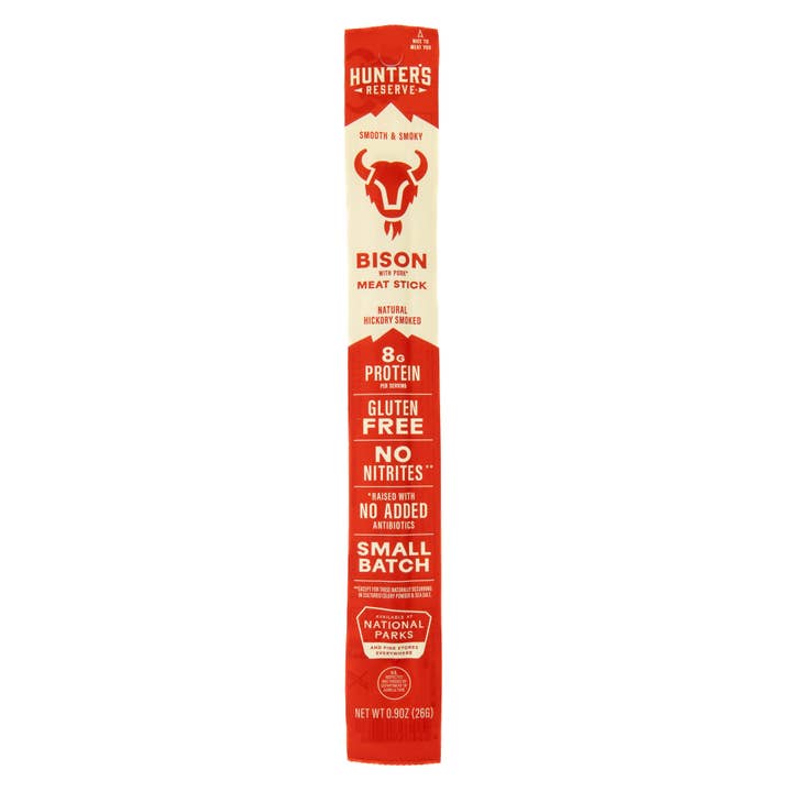 Hunter's Reserve - Wholesale Jerky - Bison Meat Sticks - 24 Pack1