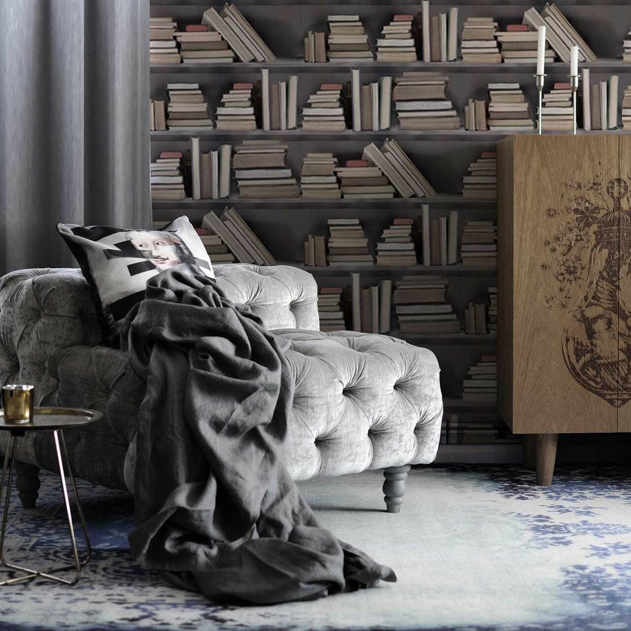 Mineheart - Venta al por mayor Papel pintado - Papel pintado estantería vintage3