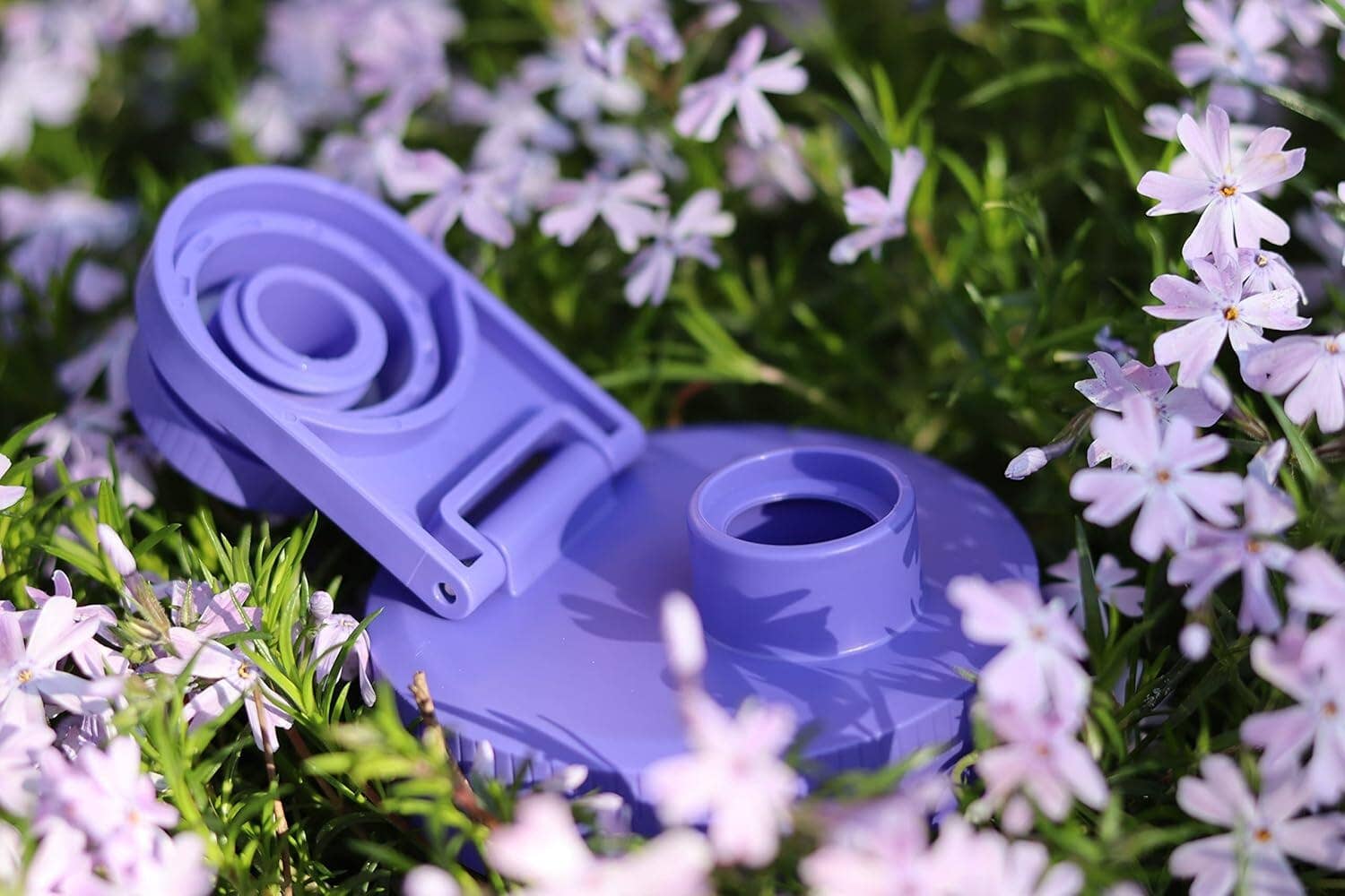 Brewing America - Wholesale Pitcher - Glass Mason Jar Pitcher with Pour Lid - Azure Standard Jar, 2 Quart (64 oz) Wide Mouth, Violet Purple 1-Pack4