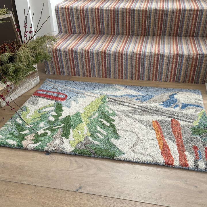 Company C - Wholesale Area Rug - Powder Day Ski Accent Rug
