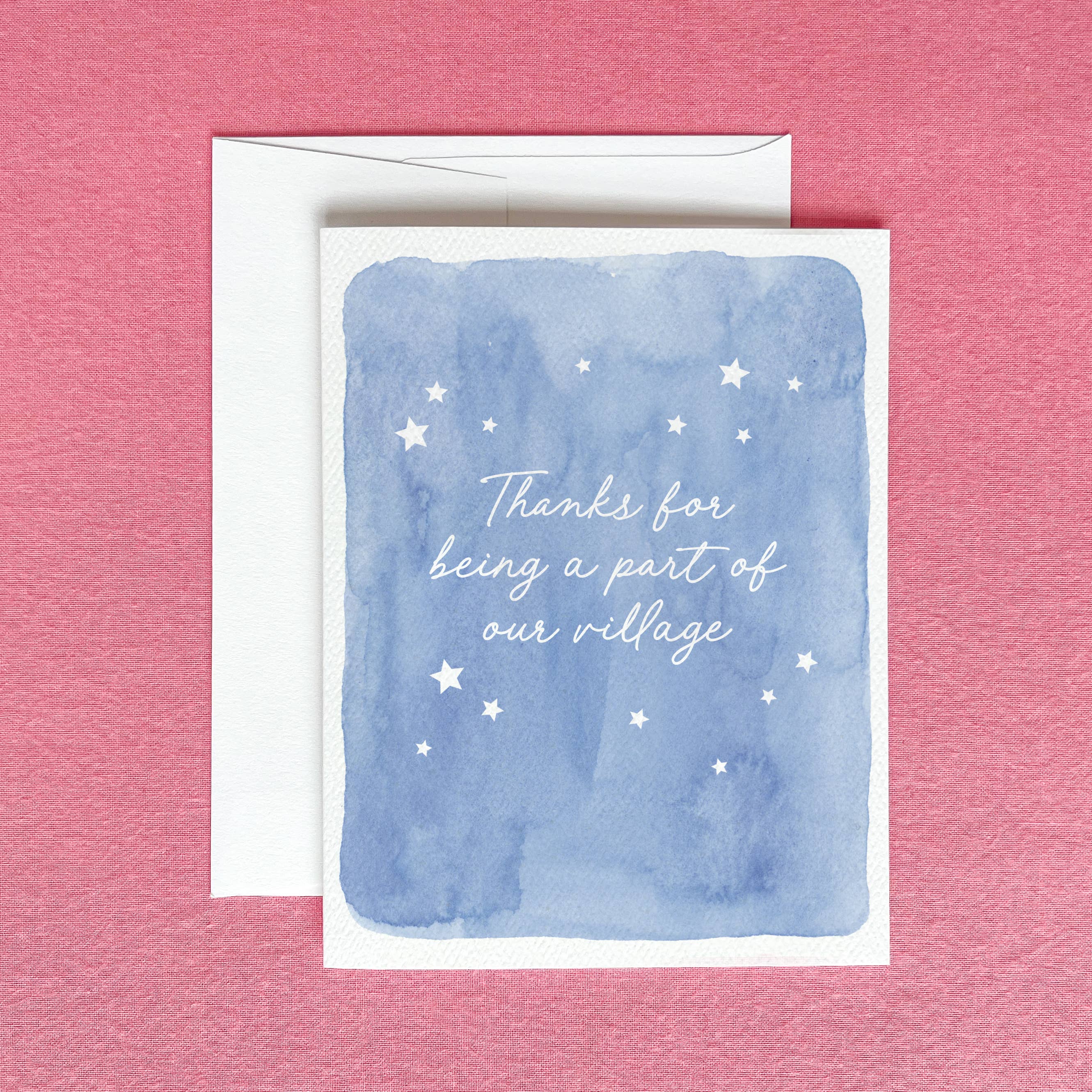 Gert & Co - Vendita all'ingrosso Biglietti di ringraziamento - Biglietto di auguri It Takes A Village | Biglietto di ringraziamento per badante4
