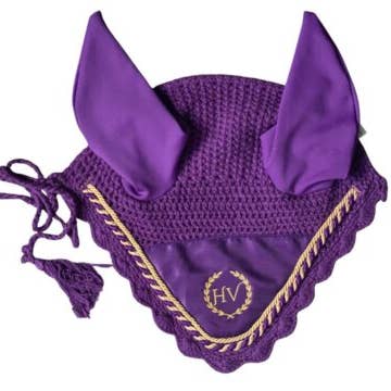 Ear Bonnet with Gold Embelishments for wholesale by HV Collections