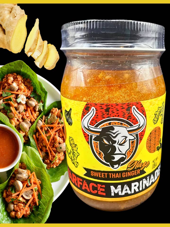Sweet Thai Ginger Glaze for wholesale by WARFACE MARINADES
