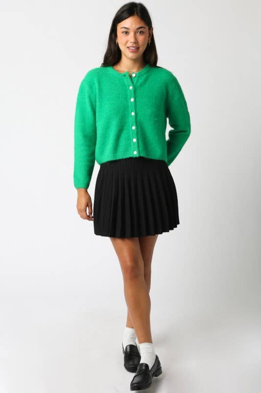 Olivaceous - Wholesale Knit Top - Women's - Lucy Button Knit Top18