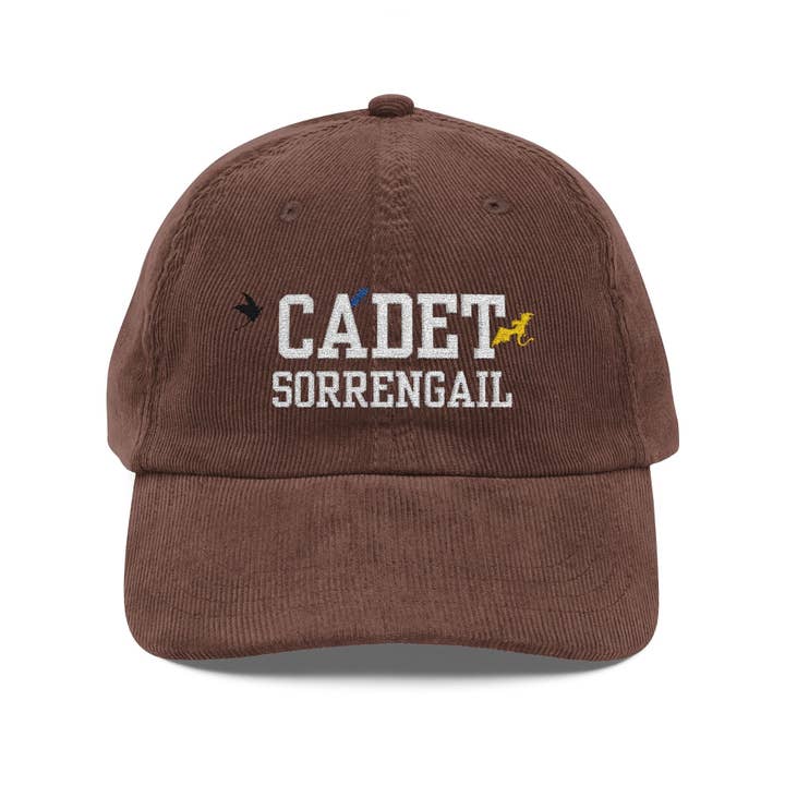 MagicMerchEmporium - Wholesale Baseball Cap - Unisex - Cadet Sorrengail - Vintage Corduroy Cap1