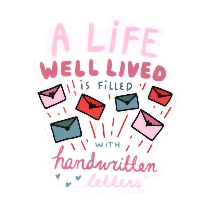 Adesivo Uma Vida Bem Vivida por atacado de Ink Paper Crafts