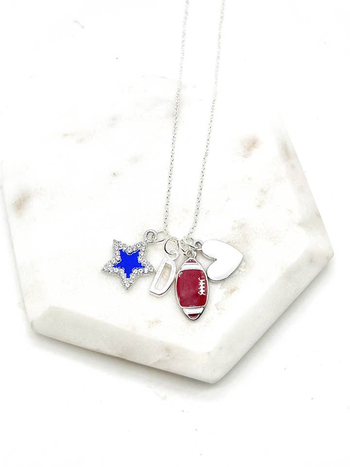 Dallas Cowboys Charm Necklace Football NFL for wholesale by Baubles by B