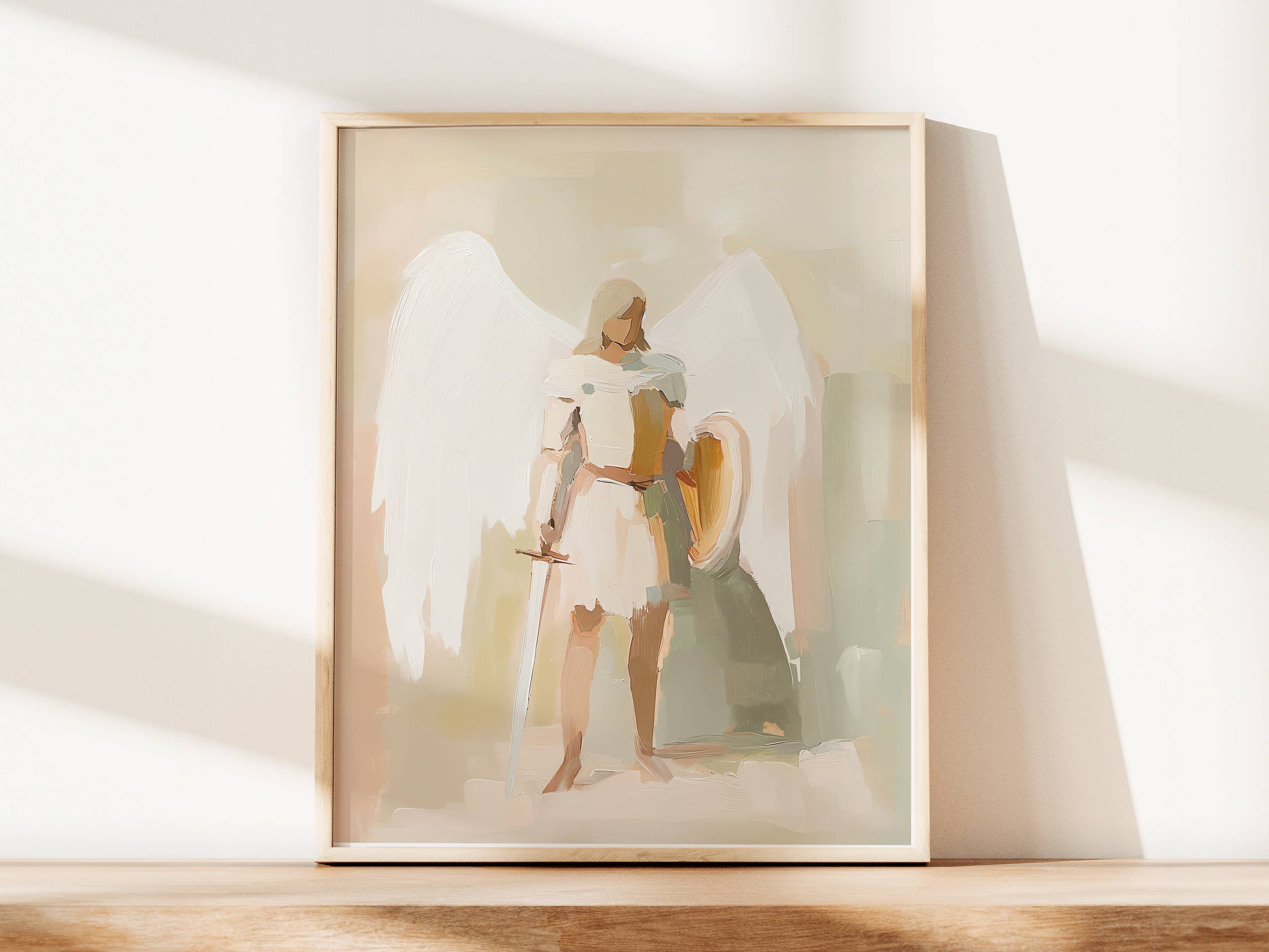 Reap+Sow - Wholesale Art print - St Michael the Archangel modern art print4