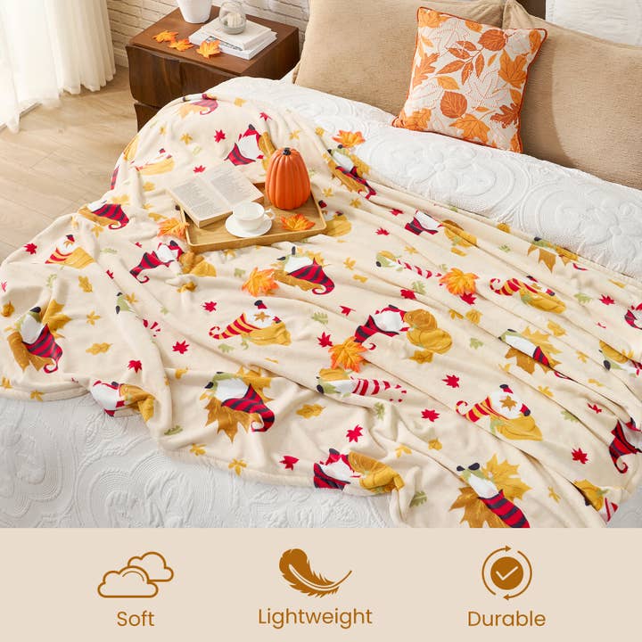 DreamValley - Wholesale Throw Blanket - CB Gnome Christmas Throw Blanket, 50*60"29