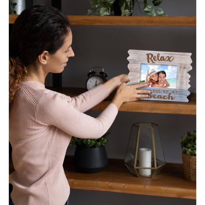 Cota Global - Wholesale Picture frame - Nautical - Coastal Horizon Relax Photo Frame 6X46