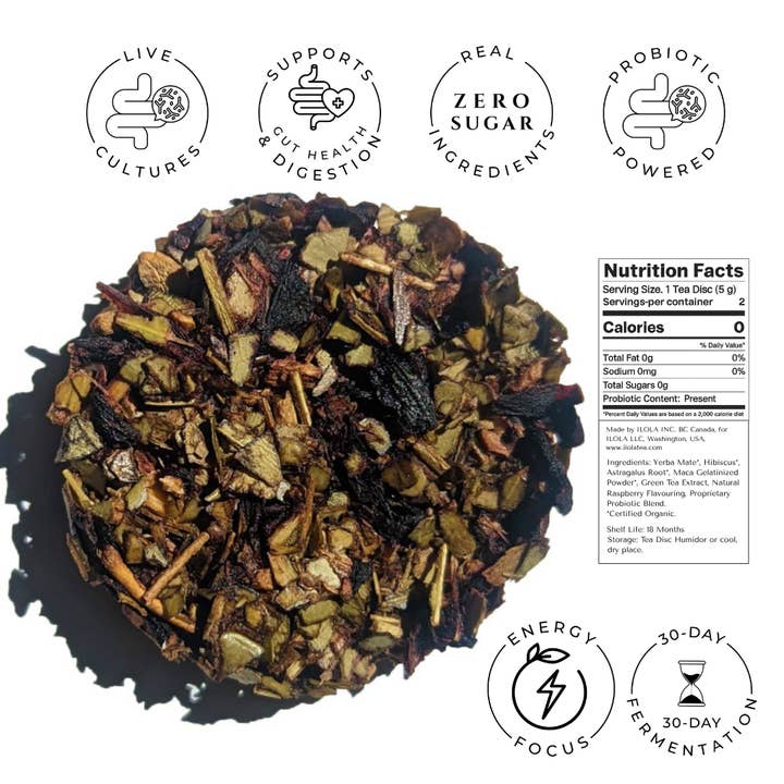 iLOLA Tea - Wholesale Health/Detox Tea - Energy No. 03 | Loose Leaf Wellness Tea4
