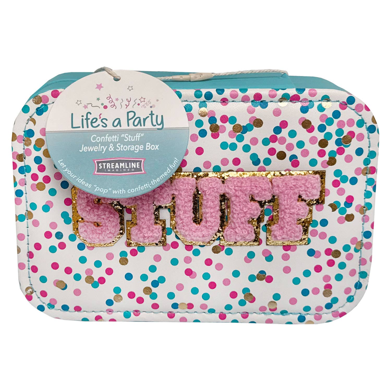 Streamline - Wholesale Jewelry Box/Organizer - Confetti Stuff Jewelry Storage Box1