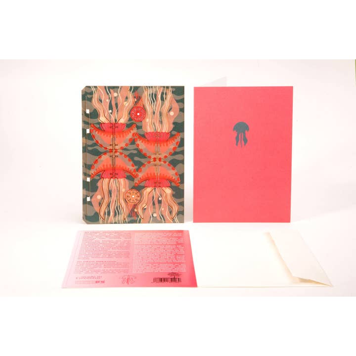 Formes Berlin GbR - Wholesale Christmas Decoration - Jellyfish 3D deco greeting card1