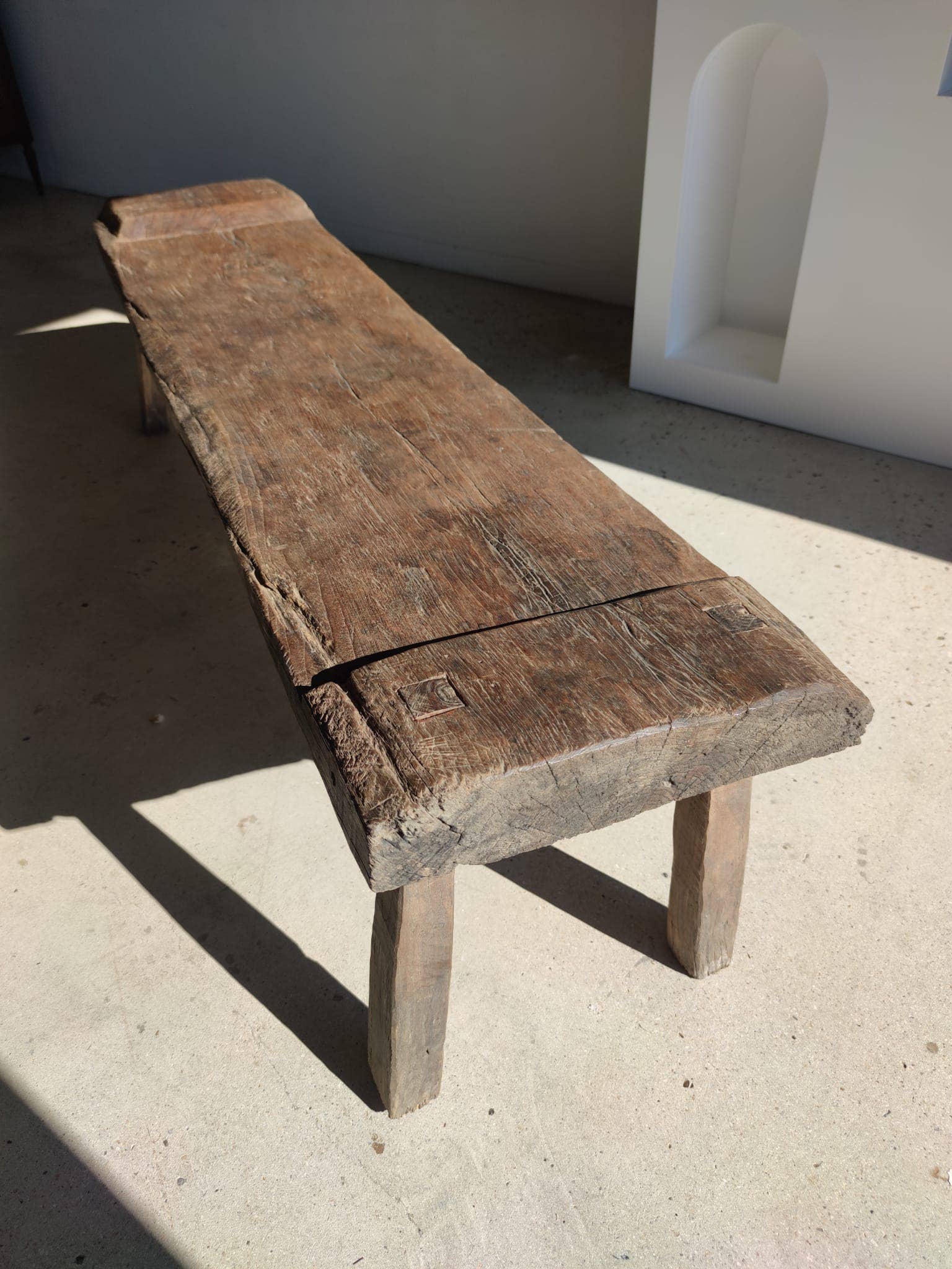 Office Objets - Wholesale Bench - Very large antique teak bench H:50cm L:2m0682