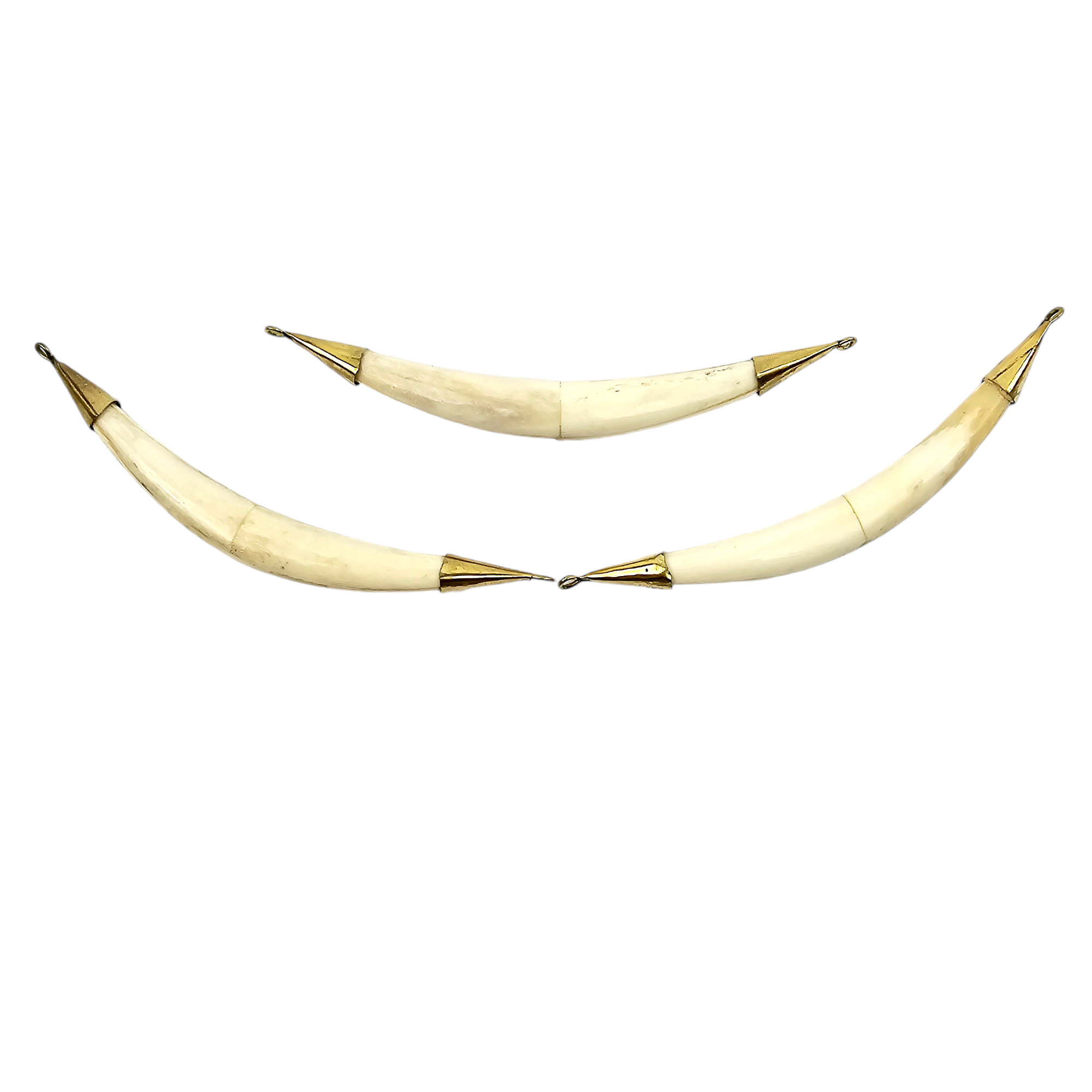 Jewelers Paradise - Wholesale Individual Charm/Pendant - Bone Sideways 6 inch Pendant - You Choose Color and Finish4