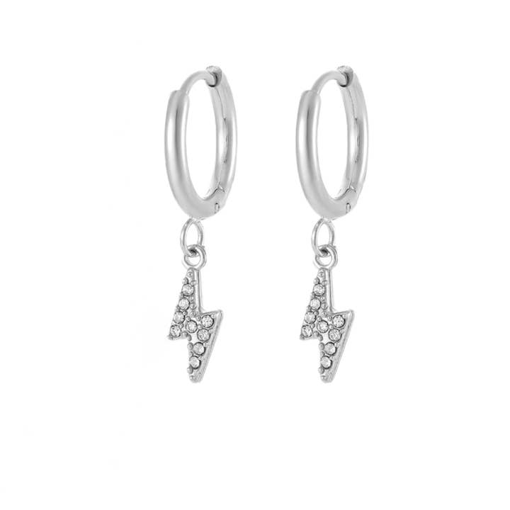 Sea Soul Home - Wholesale Huggie earrings - Lightning Bolt 1