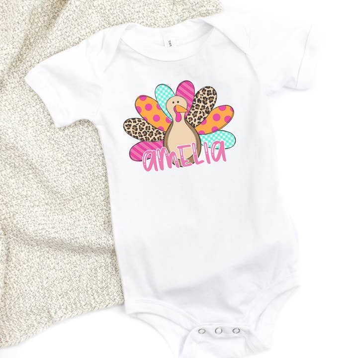 Personalized Leopard Turkey // THANKSGIVING for wholesale by Lucky Llama Creations