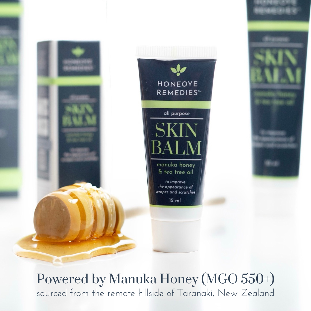 Honeoye Remedies - Wholesale Healing Salve/Balm/Cream - Skin Balm [ 15 ml] | Manuka Honey [550+MGO] & Tea Tree Oil5