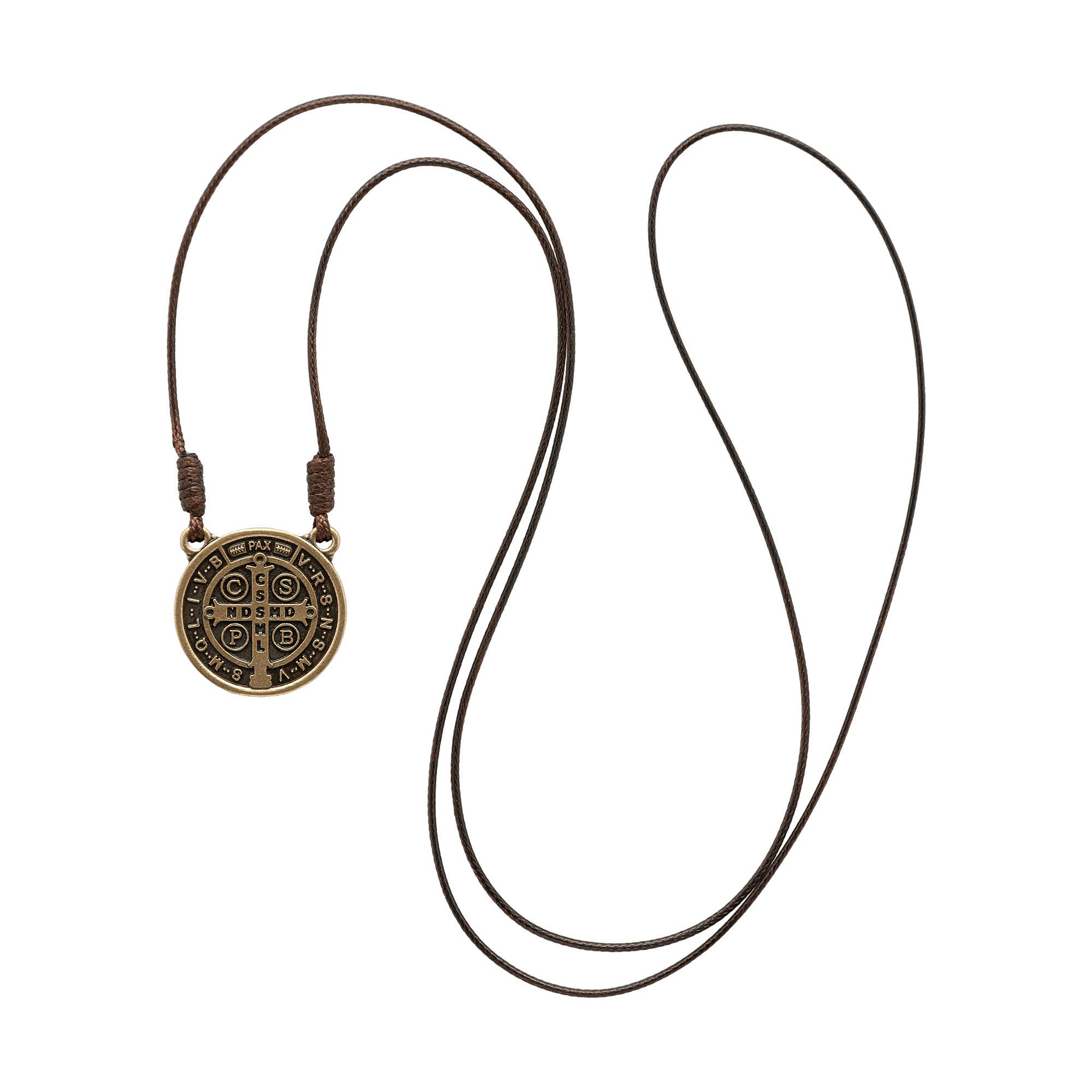 Oremus Mercy - Wholesale Pendant/Charm Necklace - Necklace - St. Benedict Medal Bronze   1"2