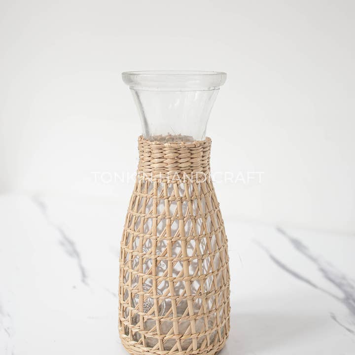 Tonkin Handicraft - Wholesale Pitcher - Seagrass-Wrapped Pitcher7