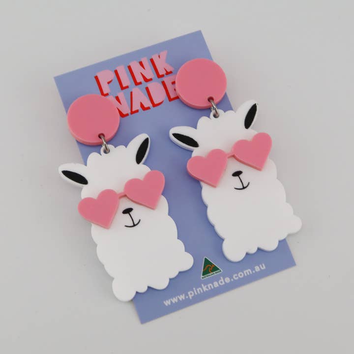 No Drama Llama Dangle Earrings for wholesale by Pink Nade