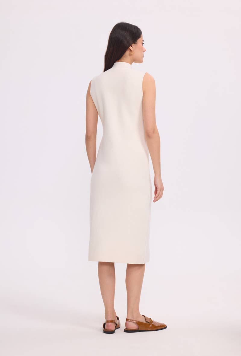 SUNNY STUDIO - Vendita all'ingrosso Vestito - Donna - Abito midi elegante a maniche lunghe9