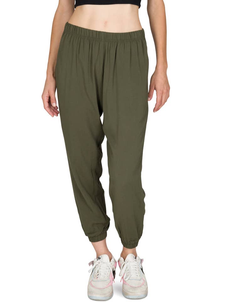 The Elevated Jogger - Olive for wholesale by La Cinch