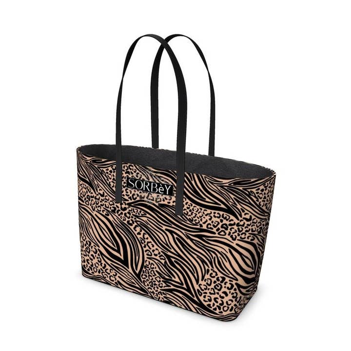 Dyreprint Læder KiKa Tote taske for engroshandel hos Sorbey