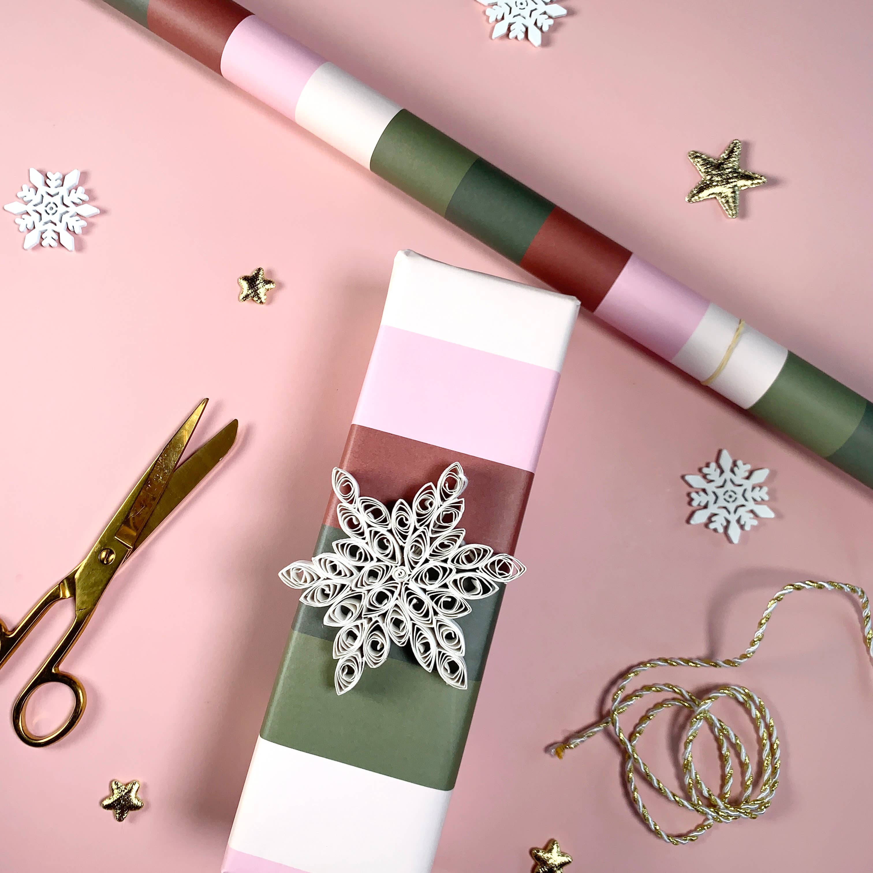 Pixel & Bloom - Wholesale Wrapping Paper Roll - Wrapping Paper / Gift Wrap - Bold Festive Stripe3