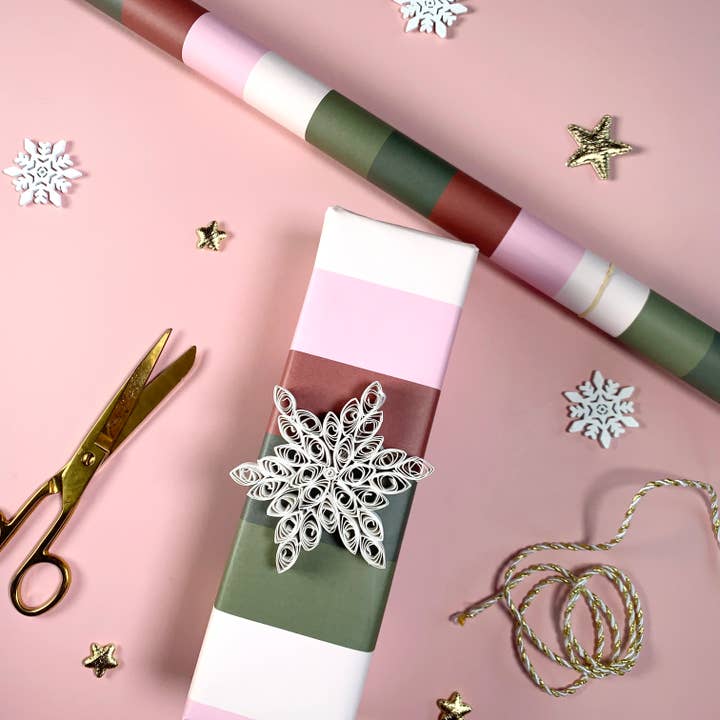 Pixel & Bloom - Wholesale Wrapping Paper Roll - Wrapping Paper / Gift Wrap - Bold Festive Stripe3