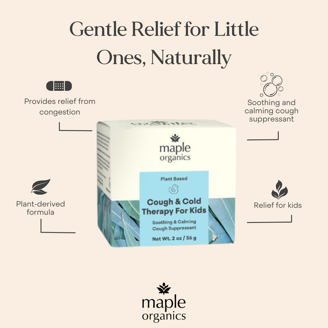 Maple Organics – wholesale Chest rub – Cough & Cold Therapy for Kids - Organic 2