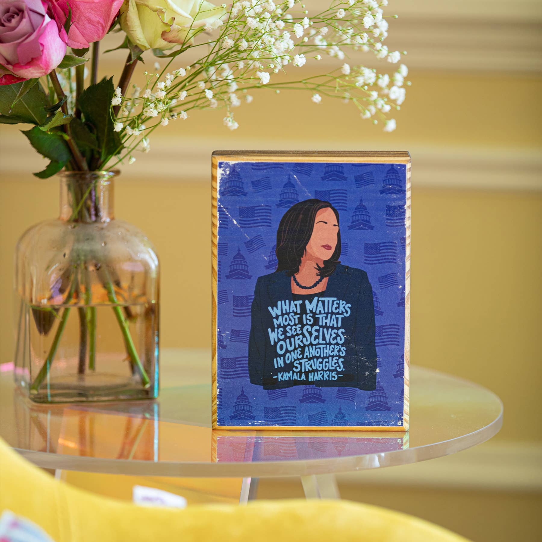 ARCHd – wholesale Art print – Kamala Harris Quote - Wood Art3